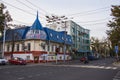 Crossroad at Oktyabrskaya street