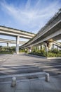 Crossroads and highway overpasses Royalty Free Stock Photo