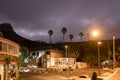 crossroads at night, Cape Town, South Africa Royalty Free Stock Photo