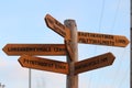 Crossroads Sign in Akaa, Finland