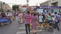 Crossroads traffic of beijing