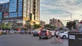 Crossroads traffic of beijing