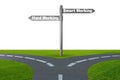 Crossroads of working smart or hard