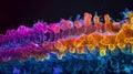 A crosssection view of a rie highlighting the intricate structure responsible for decoding and synthesizing proteins
