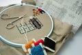 Crosstitch in progress