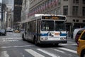 Crosstown Manhattan Bus Royalty Free Stock Photo