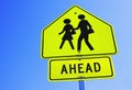 Crosswalk sign Royalty Free Stock Photo