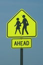 Crosswalk sign Royalty Free Stock Photo