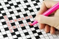 Crossword Royalty Free Stock Photo