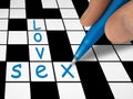 Crossword - love and sex