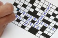 Crossword Puzzle Royalty Free Stock Photo
