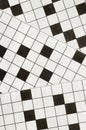 Crossword puzzle background Royalty Free Stock Photo