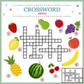 Crossword puzzle fruit