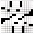 Crossword Puzzle Grid Royalty Free Stock Photo