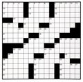 Crossword Puzzle Grid Royalty Free Stock Photo