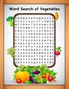 Crossword puzzles word find vegetables for kids games