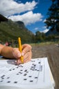 Crosswords Royalty Free Stock Photo