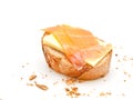 Crostini with smoked salmon and butter