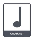 crotchet icon in trendy design style. crotchet icon isolated on white background. crotchet vector icon simple and modern flat