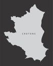 Crotone province map