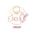 Croup concept icon