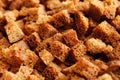 Crouton close up. Royalty Free Stock Photo
