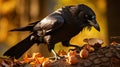 Dietary Habits And Feeding Behavior Of Crows In The Wild