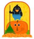 Crow and Pumpkin