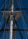 Crow`s nest, USS Constellation Royalty Free Stock Photo