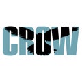 Crow sign Royalty Free Stock Photo