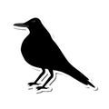 Halloween Crow Sticker