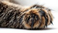 Crowbar catÃ¢â¬â¢s paw type, white backdrop, tool close-up Royalty Free Stock Photo