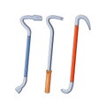 Crowbars Are Versatile Handheld Tools With A Flat, Prying End And A Curved End. They Used For Leveraging, Prying