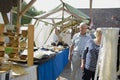 Crowd at an arts and crafts market