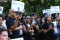 Crowd at Black Lives Matter protest.