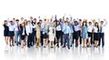 Crowd Business People Celebration Success Team Concept Royalty Free Stock Photo