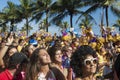 Crowd Celebrating Carnival Ipanema Rio de Janeiro Brazil