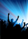 Crowd at A Concert Royalty Free Stock Photo