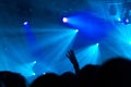 Crowd at concert Royalty Free Stock Photo