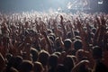 Concert Crowd Energy Royalty Free Stock Photo