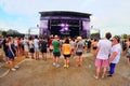 Crowd in a daylight concert at FIB Festival Royalty Free Stock Photo