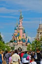 Crowd at Disneyland Resort Paris Royalty Free Stock Photo