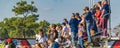 Crowd at drift race, pinar autodrome, uruguay