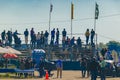 Crowd at drift race, pinar autodrome, uruguay
