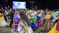 Crowd enjoying the singing of gujarat garba king, atul purohit in chicago