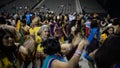 Crowd enjoying the singing of gujarat garba king, atul purohit in chicago