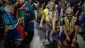 Crowd enjoying the singing of gujarat garba king, atul purohit in chicago