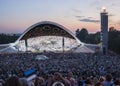 Crowd at Estonian National Song Festival in Tallinn Royalty Free Stock Photo