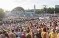 Crowd at Estonian National Song Festival in Tallinn Royalty Free Stock Photo