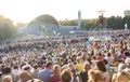 Crowd at Estonian National Song Festival in Tallinn Royalty Free Stock Photo